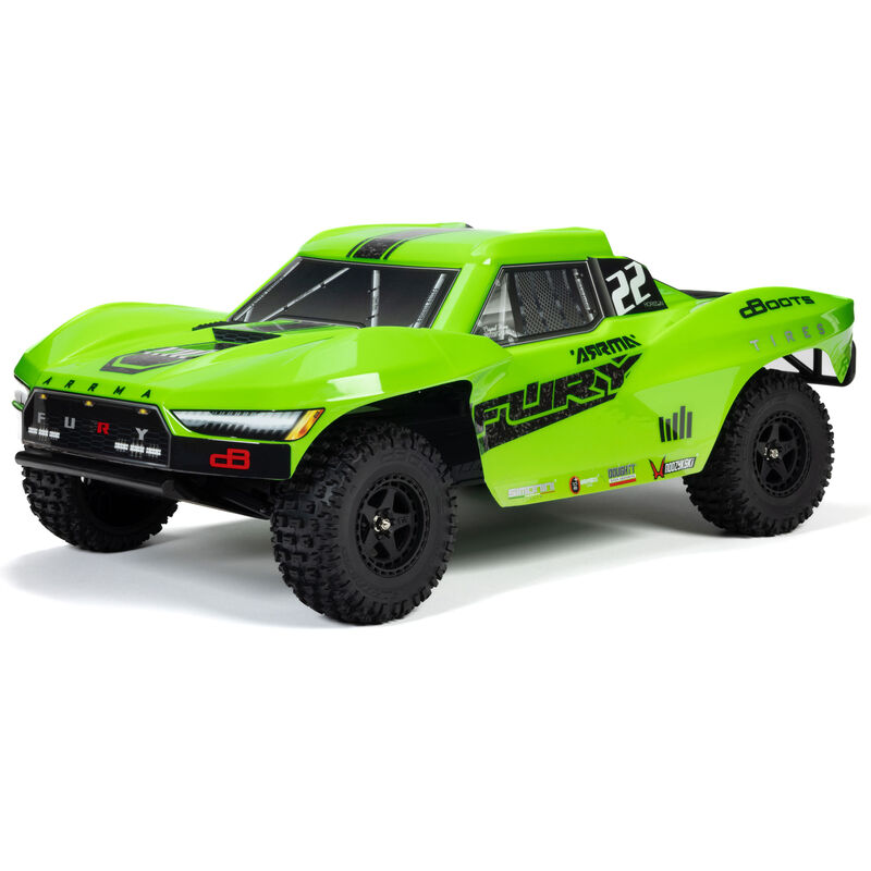 ARRMA Fury 1/10 2wd RTR Borstad Short Course (utan batteri/laddare)