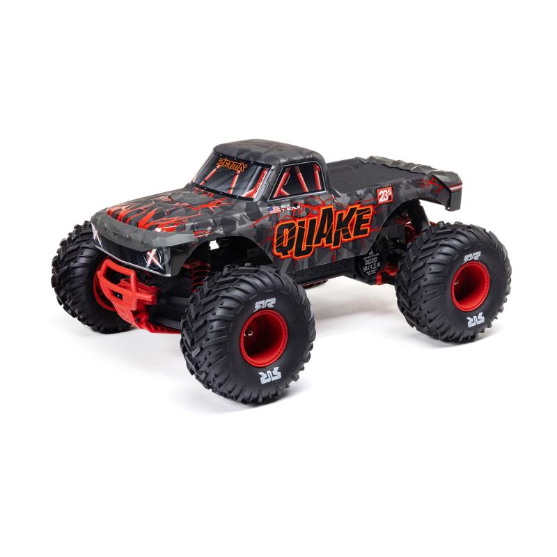 QUAKE 223S DSC 2WD RTR Borstlös 1:10 Monster Truck röd