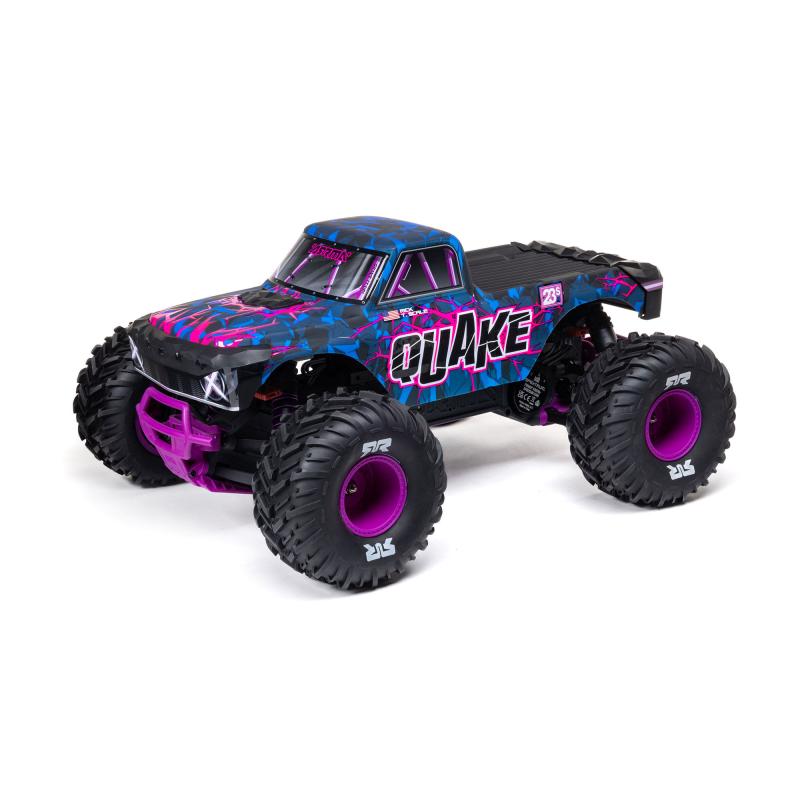 QUAKE 223S DSC 2WD RTR Borstlös 1:10 Monster Truck lila