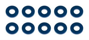 Brickor 7.8x3.5x1.0mm Blå Alu Ass B6.3/B7