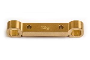 Arm Mount Rear Brass 12 gram Associated B6.1/B6