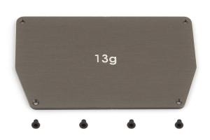 CHASSIS WEIGHT, 13G, ALUMINUM ASS B6.1/B6/B6D