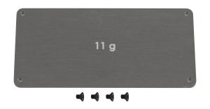 ESC Vikt 11gram Aluminium Team Associated B6.4/B7