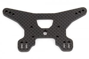 REAR SHOCK TOWER, WOVEN CARBON FIBRE TEAM ASS B64