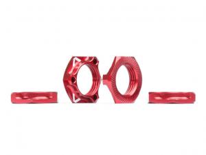 Hjulmuttrar 17mm Röda AVID