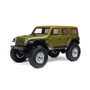 1/24 SCX24 2019 Jeep Wrangler JLU CRC 4X4 RTR Borstad Rock Crawler (inkl. batteri/laddare) Grön