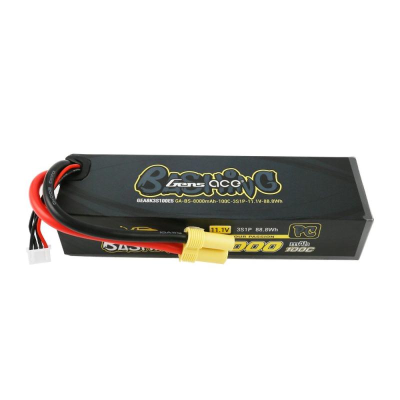Lipo Batteri 3S 11.1V 8000mAh 100C EC5 kontakt Gens Ace