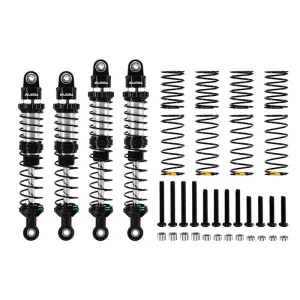 INJORA DRX Dual-Rate Spring Oil Shocks 90mm+100mm for 1/10 TRX4 SCX10 III