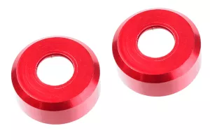 HDA Suspension Arm Insert - Outer - Spacer 2.5mm - Aluminum - Red - 2 Pcs
