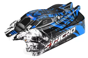 Polycarbonate Body - Syncro - Painted - Cut - Decals - Blue Color - 1 Pc