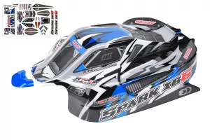 Polycarbonate Body - Spark XB6 - Painted - Cut - Decals - Color Blue - 1 Pc