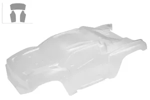 Polycarbonate Body - Punisher 4 - Clear - Cut - Decals  - 1 Pc