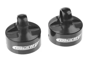 Shock Cap PRO - Aluminum - Hard Anodised - Black - 2 Pcs
