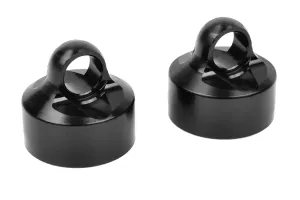 Shock Cap - Aluminum - Hard Anodised - Black - 2 Pcs