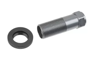 Servo Saver Shaft w/ Nut - Aluminum - Titanium - Black - 1 Set