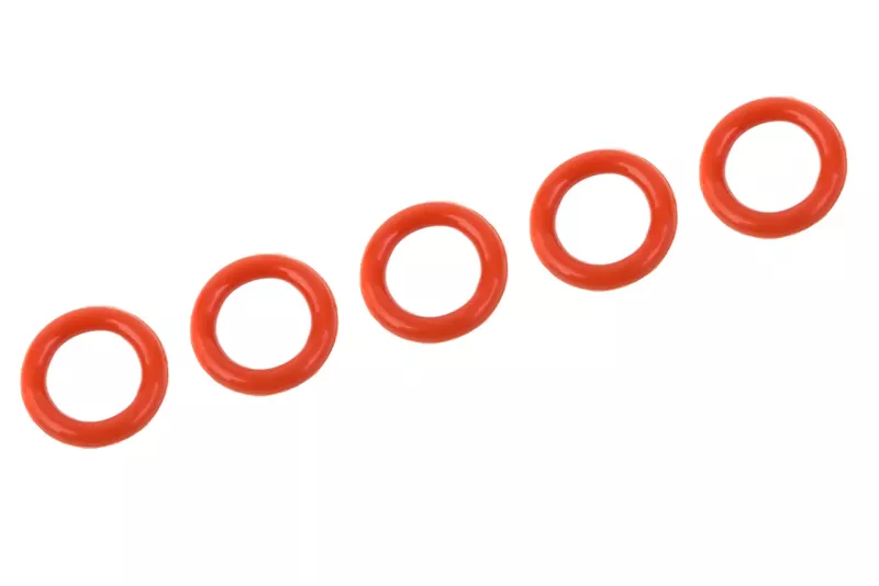 O-Ring - Silicone - 5x8mm - 5 Pcs