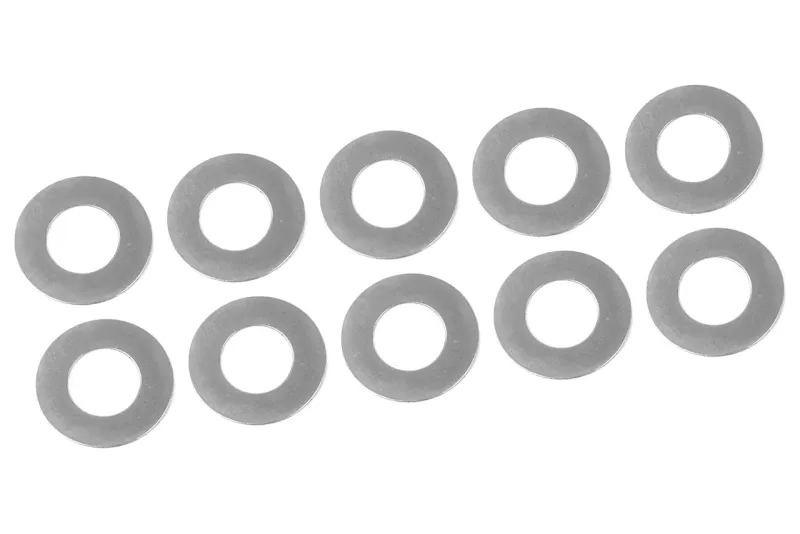 Shims - 6x11,5x0.2mm - stål - 10 st