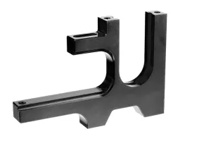 Motor Bulkhead - Aluminum - for 52T Spur Gear - Black - 1 Pc