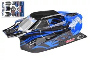 Polycarbonate Body - Asuga XLR - Painted - Cut - Decals - Accessories - Blue Color - 1 Pc