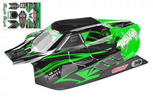 Polycarbonate Body - Asuga XLR - Painted - Cut - Decals - Accessories - Green Color - 1 Pc