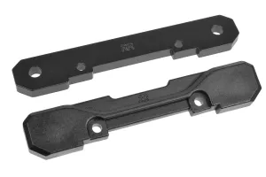 Suspension Arm Mount - Rear - Aluminum 4mm and Cover - 1 Set