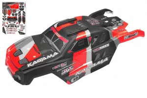 Polycarbonate Body - Kagama XP 6S - Painted - Cut - Decals - Accessories - Red Color - 1 Pc