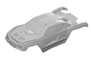 Polycarbonate Body - Kagama XP 6S - Clear - Cut - Decals - Accessories - 1 Pc