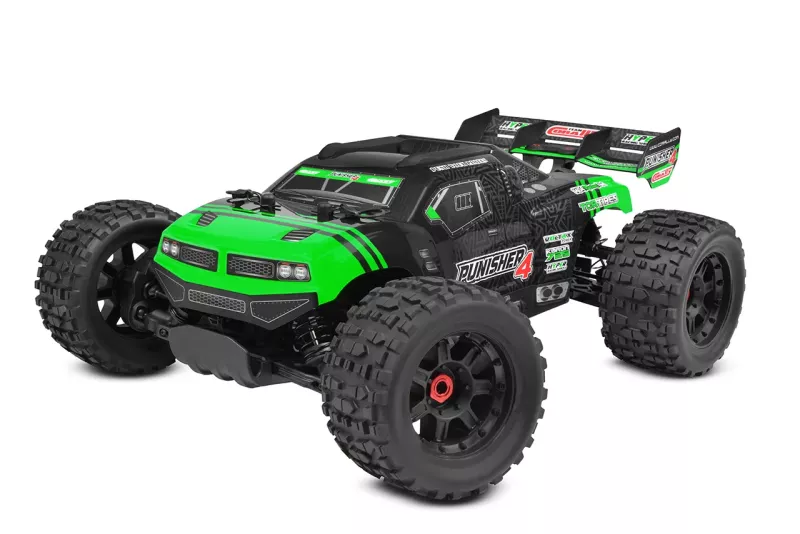 PUNISHER 4 RTR Grön Borstlös 4S (utan batteri/Laddare)