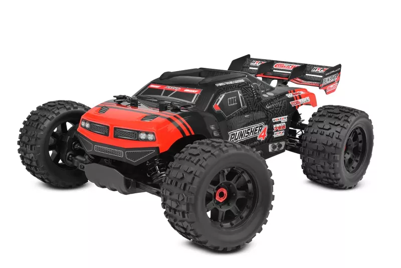 PUNISHER 4 RTR Röd Borstlös 4S (utan batteri/Laddare)