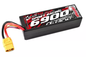 Team Corally - Power Racing 60C - 6900Mah - 3S - 11,1V - XT-90 - Hard Case