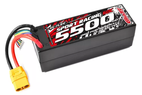 Team Corally - Power Racing 60C - 5500Mah - 4S - 14,8V - XT-90 - Hard Case