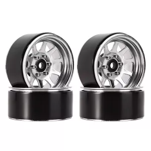 INJORA 1.9" 10-spoke Stamped Steel Wheels for 1/10 RC Crawlers