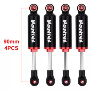 INJORA 2/4pcs Built-in Spring 90-120mm Shock Absorber Damper for 1/10 RC Crawler