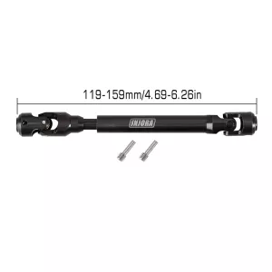 INJORA Steel Heavy-Duty Drive Shaft for 1/10 RC Car Crawler 119-159mm