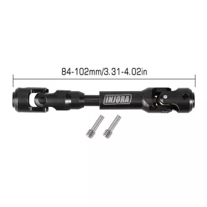 INJORA Steel Heavy-Duty Drive Shaft for 1/10 RC Car Crawler 84-102mm