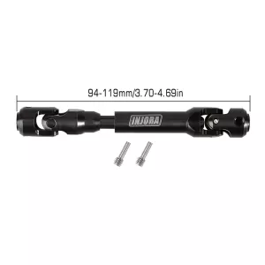 INJORA Steel Heavy-Duty Drive Shaft for 1/10 RC Car Crawler 94-119mm