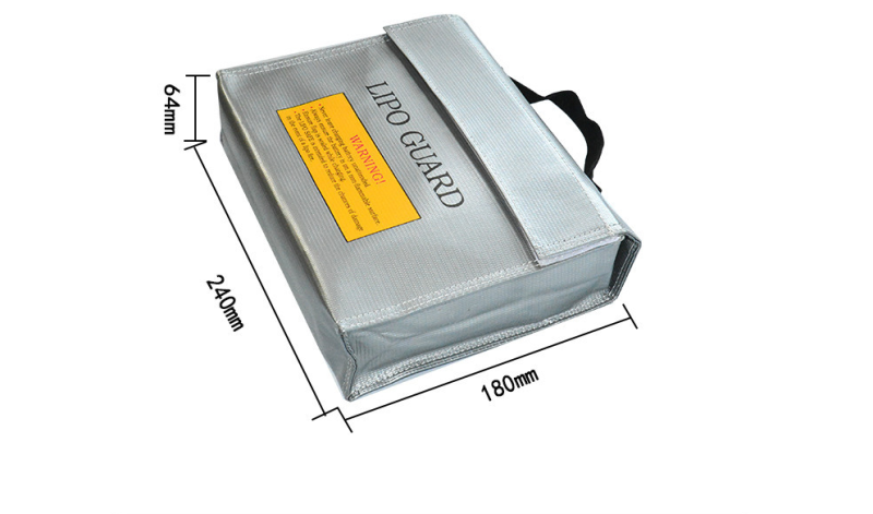 Säkerhets påse/väska för Lipo batterier 240x65x180mm