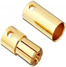 Guldkontakt Bullet 6.5mm (5 par) 200Amp
