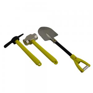 Slägga, Hacka, Spade i Metall 1/10 Dekoration