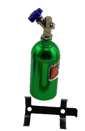 NOS Nitrous Oxide Metall Flaska 1/10 Dekoration