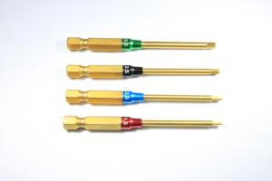 Insexklingor med bitsfattning 6.35mm 1/4" (87mm) 1.5 2.0 2.5 3.0mm