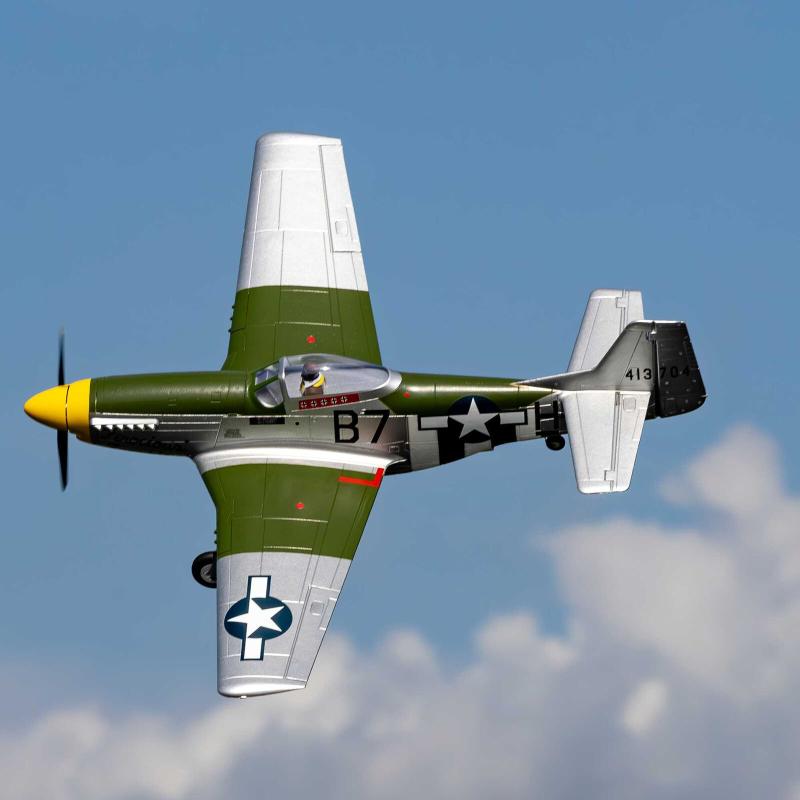 P-51D Mustang 1.0m BNF Basic m. AS3X o Safe Select