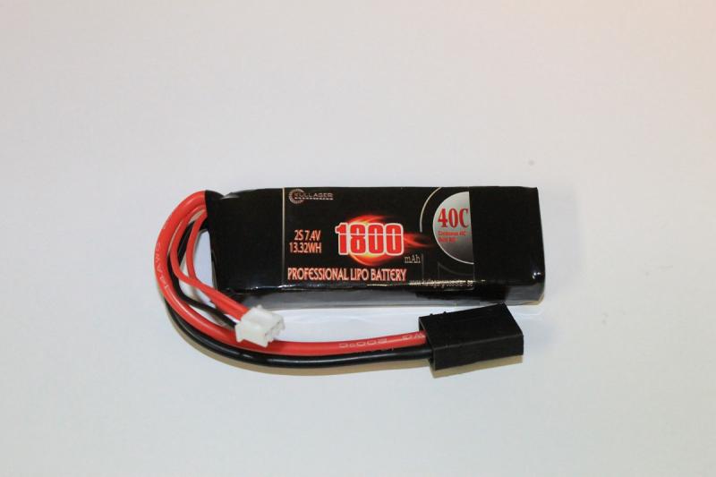 Lipo Batteri 7.4V 2S 1800mAh 40C Traxxas Kontakt V1