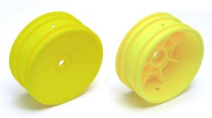 Fälg fram 2WD 1:10 Buggy, 2.2 in/12 mm, 2WD, gul (2st)