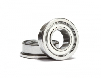 Kullager 1/8x1/4x7/64 Fläns Metalltät