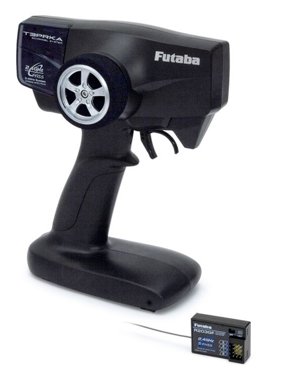 ​Futaba T3PRKA Rattradio med R203GF mottagare