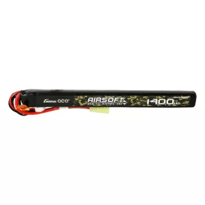Gens ace 25C 1400mAh 3S1P 11.1V Airsoft Gun Lipo-batteri med mini Tamiya-kontakt