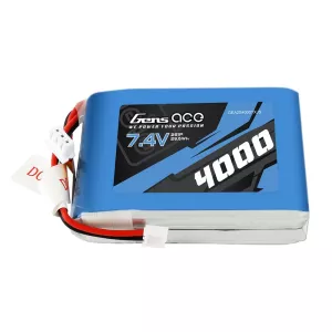 Gens ace 4000mAh 7.4V 2S1P Transmitter Lipo Batteri för sändare Spektrum, Futaba mfl