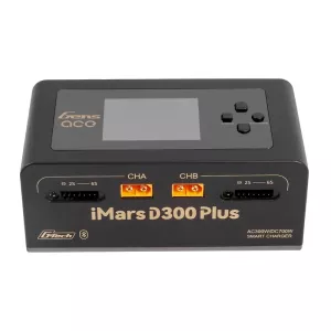Gens ace iMars D300 Plus Smart Charger | Dual-Channel | G-tech | EB Svart