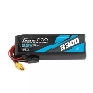 Gens ace Mini G-Tech 3300mAh 9.9V 3S 20C Li-Fe Batteri för mottagare (XT60)
